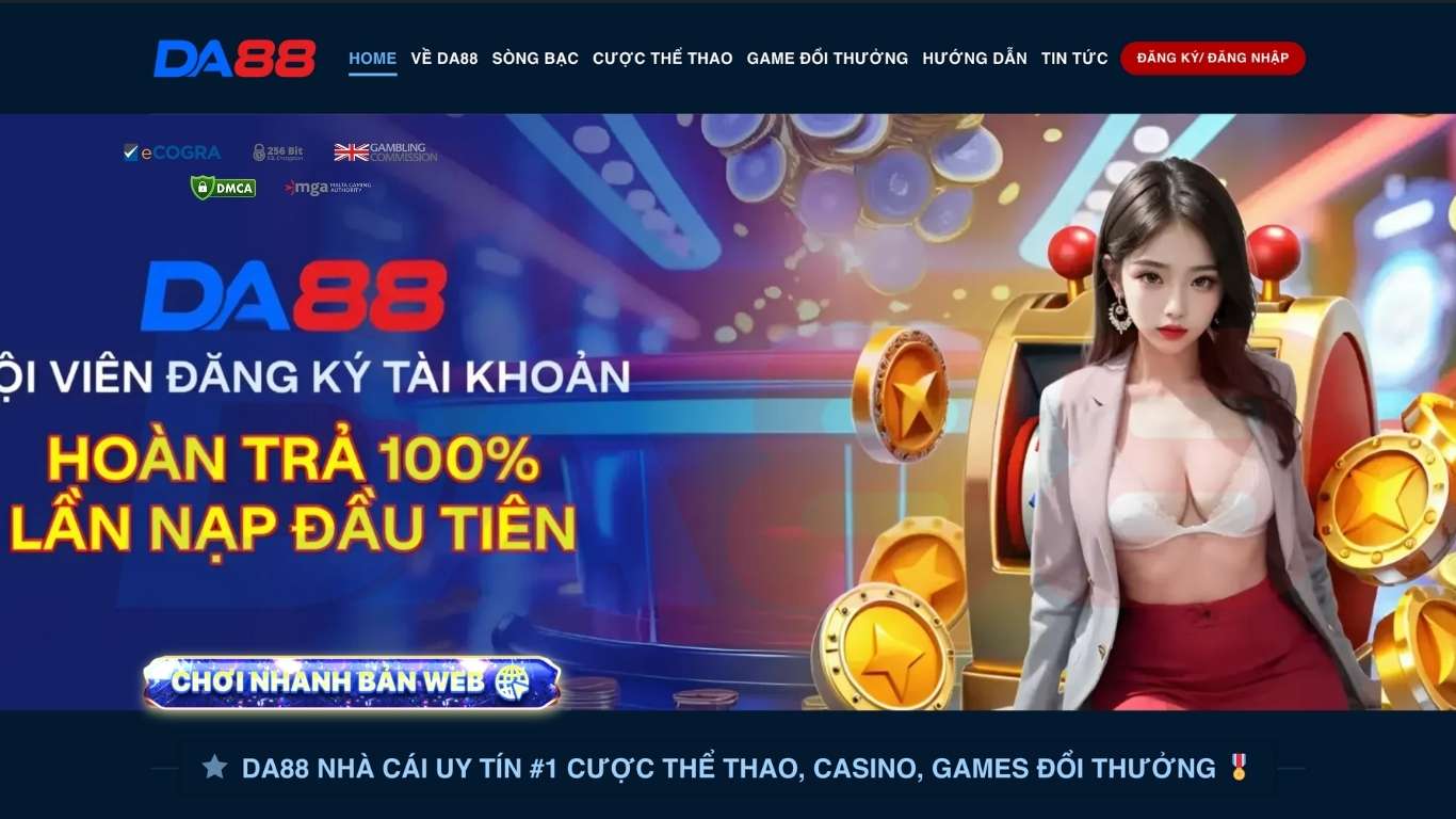 Ưu điểm vượt trội chỉ có tại nhà cái DA88