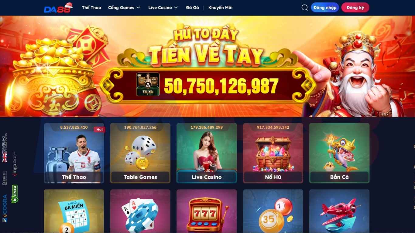 Về chúng tôi - Giới thiệu Sảnh cược hấp dẫn tại DA88