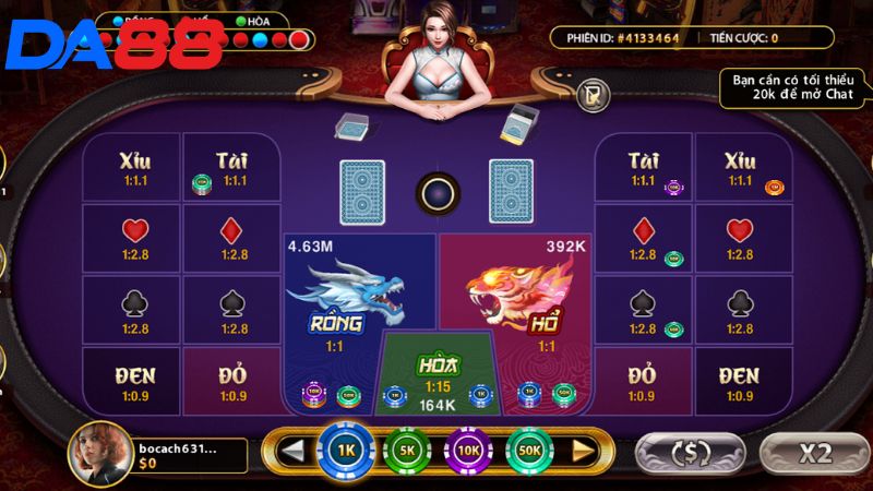 Bí quyết cá cược Rồng Hổ tại DA88 dễ thắng nhất 