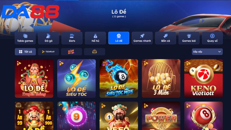 Giới thiệu thông tin tổng quan về lô đề DA88