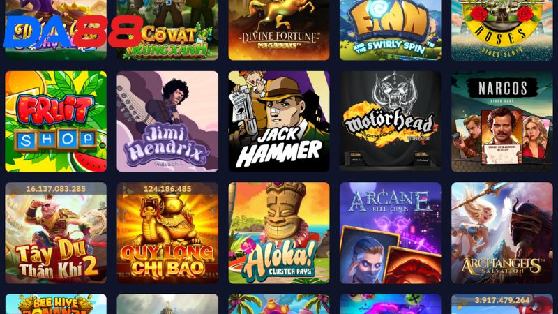 Kho nổ hũ DA88 đa dạng với chủ đề phong phú nhất hiện nay 