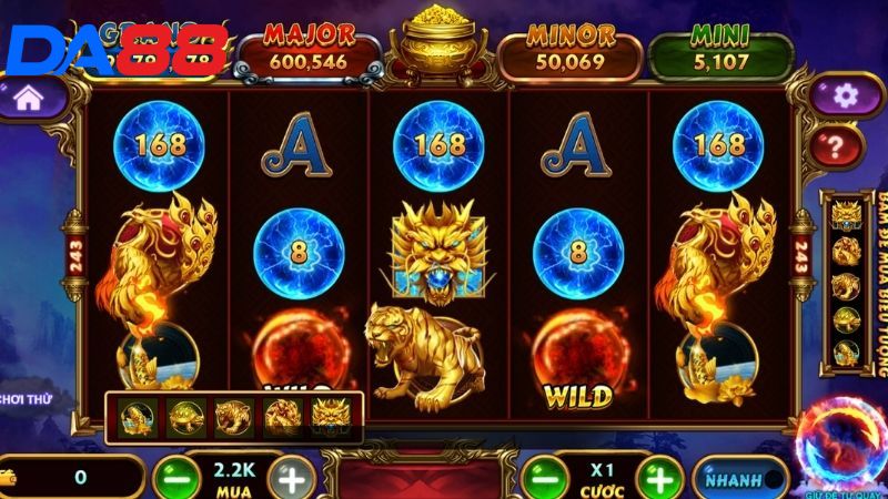 Trải nghiệm game slot nổ hũ nào khi đến với nhà cái DA88? 