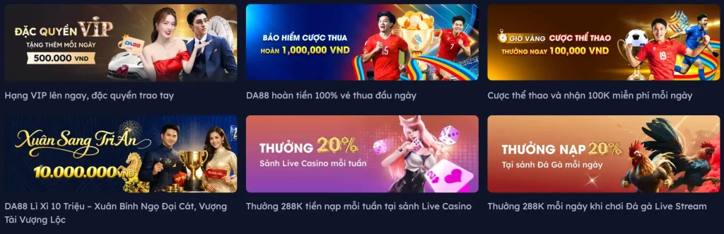 Khuyến mãi nhà cái da88